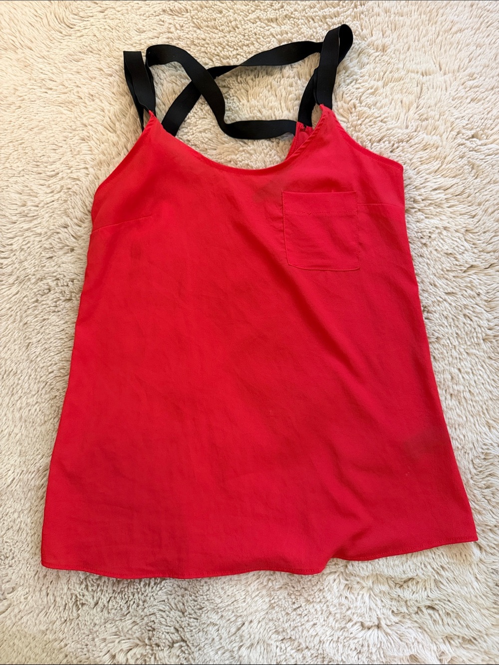 Bright Pink Flowy Tank Top